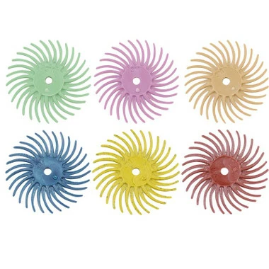 3M® Radial Bristle Disc 3/4 Inch Starter Kit Polishing Wheel Assortment 6 Grits With Mandrel 2 3M® Radial Bristle Disc 3/4 Inch Starter Kit Polishing Wheel Assortment 6 Grits With Mandrel - Image 2