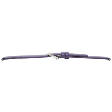 18mm Leather Watch Strap Purple Flat Calf 7 7/16 Inch Length 3 18mm Leather Watch Strap Purple Flat Calf 7 7/16 Inch Length - Image 3