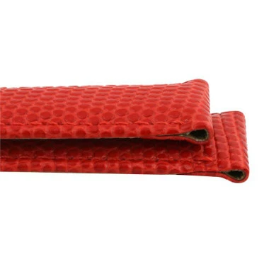 18mm Watch Band Red Lizard Grain Leather 7 1/2 Inch Length 6 18mm Watch Band Red Lizard Grain Leather 7 1/2 Inch Length - Image 6