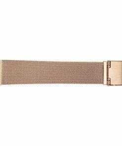 Hadley Roma Metal Watch Band Yellow Gold Tone Dress Mesh 18 To 22mm Expandable Ends 7 1/8 Inch Length