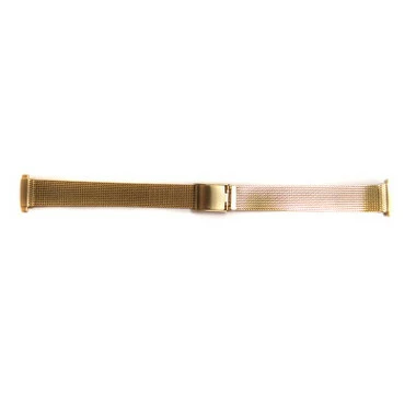 Hadely Roma Yellow Gold Tone Color Metal Watch Band 12 To 15mm Expandable Ends 7 Inch Length 3 Hadely Roma Yellow Gold Tone Color Metal Watch Band 12 To 15mm Expandable Ends 7 Inch Length - Image 3