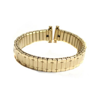 Metal Watch Band 6 To 10 Inch Length Expansion Style Gold Tone Color Expandable Ends 10 To 14mm 4 Metal Watch Band 6 To 10 Inch Length Expansion Style Gold Tone Color Expandable Ends 10 To 14mm - Image 4