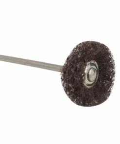 Mini Satin Texturing Buffs Wheels Mounted On 3/32 Inch Mandrel 3/4 Inch Diameter Medium