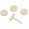 Solid Felt Buffs With Mandrel 1 X 1/4 Inches