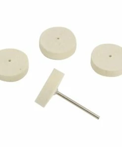 Solid Felt Buffs With Mandrel 1 X 1/4 Inches
