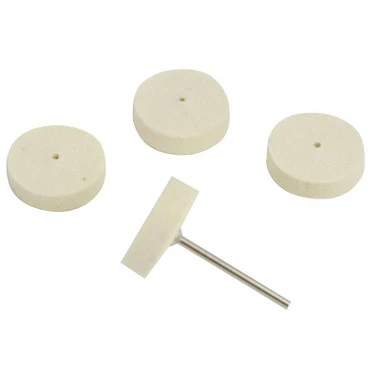 Solid Felt Buffs With Mandrel 1 X 1/4 Inches 1 Solid Felt Buffs With Mandrel 1 X 1/4 Inches