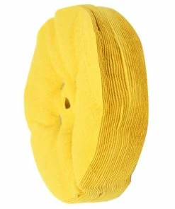 Brilliant Buff Rougeless Final Step Finishing Polisher For Tapered Spindles 4 1/2 X 3/4 Inches