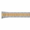 Oyster Style 6 3/4 To 12 Inch Length Expansion Tapered Metal Watch Band Two Tone 16 To 22mm Expandable Ends