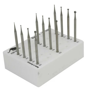 12 Piece Tungsten Vanadium Panther Round Ball Bur Jewelry Tool Assortment 2 12 Piece Tungsten Vanadium Panther Round Ball Bur Jewelry Tool Assortment - Image 2