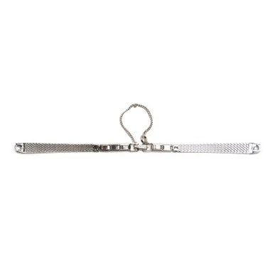 Metal Watch Band 3mm V-End Silver Tone Stainless Steel Mesh Band 6 1/4 Inch Length 6 Metal Watch Band 3mm V-End Silver Tone Stainless Steel Mesh Band 6 1/4 Inch Length - Image 6