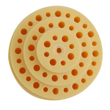 Round Plastic Bur Holder For 48 Burs 2 Round Plastic Bur Holder For 48 Burs - Image 2