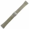 Watch Band 18mm Two Tone Stainless Steel Fancy Style 6 1/4 Inch Length