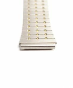 Watch Band 18mm Two Tone Stainless Steel Fancy Style 6 1/4 Inch Length -Cheap Watch Bands Store 190107 photo6.1 30396.1659442662
