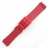 Red Silicone Generic Swatch® Watch Band 14mm Wide And Fits 12mm Notched Case 6 3/4 Inch Length