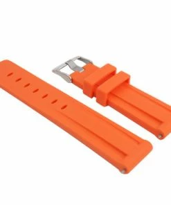 Silicone Watch Band 26mm Orange Sport Watch Band Rubber Jelly 7 11/16 Inch Length -Cheap Watch Bands Store 2057photo5.1 32345.1659442738