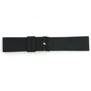 Black Silicone Watch Band 26mm Rubber Strap 8 Inch Length 3 Black Silicone Watch Band 26mm Rubber Strap 8 Inch Length - Image 3