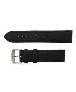 Hadley Roma Genuine Lorica® 24mm Black Watch Band Hypo Allergenic 7 13/16 Inch Length -Cheap Watch Bands Store 2091img3F1.3 54275.1659986012