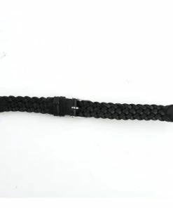 Braided Black 12mm Leather Watch Band 6 3/4 Inch Length 8 Braided Black 12mm Leather Watch Band 6 3/4 Inch Length -Cheap Watch Bands Store 43112photo3 94693.1659442679