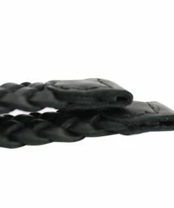 Braided Black 12mm Leather Watch Band 6 3/4 Inch Length 11 Braided Black 12mm Leather Watch Band 6 3/4 Inch Length -Cheap Watch Bands Store 43112photo6 23525.1659442679