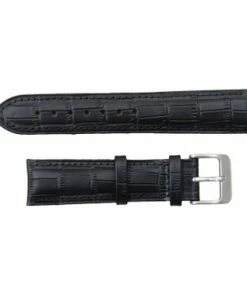 Curved Leather Watch Band 18mm Black Gator Grain 7 3/8 Inch Length 7 Curved Leather Watch Band 18mm Black Gator Grain 7 3/8 Inch Length -Cheap Watch Bands Store 45120cphoto2.1 09932.1659442716