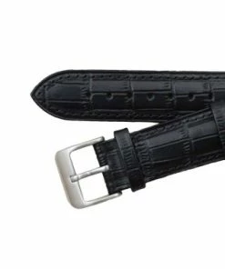 Curved Leather Watch Band 18mm Black Gator Grain 7 3/8 Inch Length 9 Curved Leather Watch Band 18mm Black Gator Grain 7 3/8 Inch Length -Cheap Watch Bands Store 45120cphoto4.1 84577.1659442716