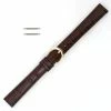 Brown Watch Band Leather 16mm Gator Chrono Style 8 1/8 Inch Length