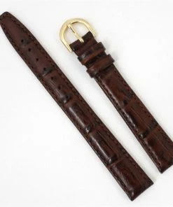 Brown Watch Band Leather 16mm Gator Chrono Style 8 1/8 Inch Length -Cheap Watch Bands Store 45314Lphoto2.3 02596.1659442690