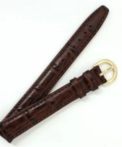 Brown Watch Band Leather 16mm Gator Chrono Style 8 1/8 Inch Length -Cheap Watch Bands Store 45314Lphoto3.3 79837.1659442690