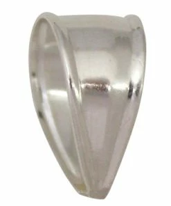 Solder Type Pendant Bail Sterling Silver 12 Mm