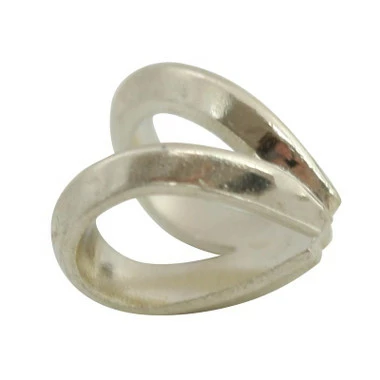 Rabbit Ear Pendant Bail - Small 14K White Gold 2 Rabbit Ear Pendant Bail - Small 14K White Gold - Image 2