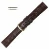 Hadley Roma 19mm Brown Genuine Java Lizard Watch Band 7 7/16 Inch Length