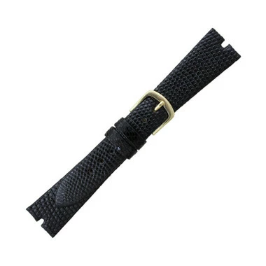 Hadley Roma Made To Fit Gucci® Cut Genuine Java Lizard 16mm Black Watch Band 7 7/16 Inch Length 1 Hadley Roma Made To Fit Gucci® Cut Genuine Java Lizard 16mm Black Watch Band 7 7/16 Inch Length