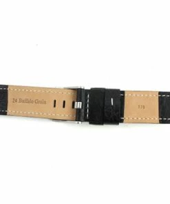 Black Leather Watch Band 22mm Thicker With White Stitching 7 3/4 Inch Length 8 Black Leather Watch Band 22mm Thicker With White Stitching 7 3/4 Inch Length -Cheap Watch Bands Store 82824photo3.1 76440.1659442679
