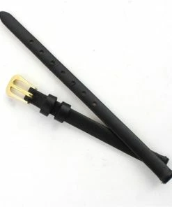 Leather Watch Band 6mm Black Smooth Calf Style 6 7/8 Inch Length -Cheap Watch Bands Store 9116photo5.1 98894.1659442682