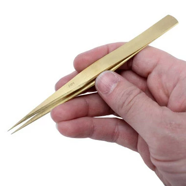 Horotec Tweezers MM Brass 3 Horotec Tweezers MM Brass - Image 3