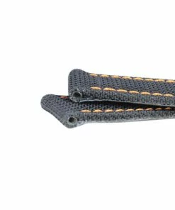Hadley Roma Anti-Ballistic Material Watch Strap 24mm Black With Orange Stitching 7 3/4 Inch Length -Cheap Watch Bands Store IMG 0537F1.3 84413.1659986011