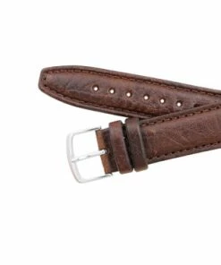 Hadley Roma Shrunken Grain 19mm Leather Watch Strap Brown 7 5/16 Inch Length -Cheap Watch Bands Store IMG 0555F1.3 63527.1659442696