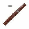 Hadley Roma 12mm Genuine Java Lizard Tan Watch Band 6 5/8 Inch Length