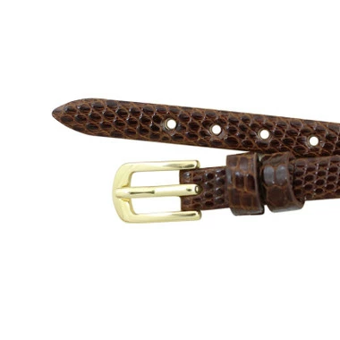 Hadley Roma Brown 9mm Genuine Jave Lizard Watch Strap 6 11/16 Inch Length 4 Hadley Roma Brown 9mm Genuine Jave Lizard Watch Strap 6 11/16 Inch Length - Image 4