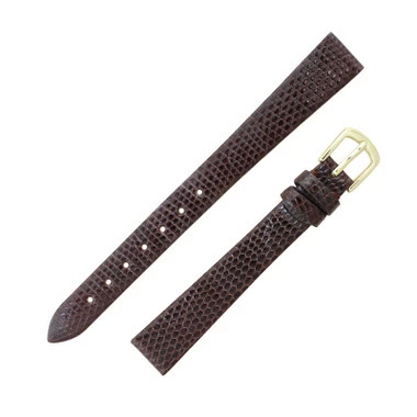 Hadley Roma Genuine Java Lizard 12mm Brown Watch Strap 6 1/4 Inch Length 2 Hadley Roma Genuine Java Lizard 12mm Brown Watch Strap 6 1/4 Inch Length - Image 2