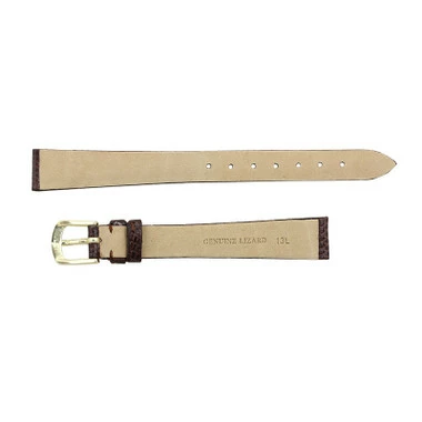 Hadley Roma Genuine Java Lizard 12mm Brown Watch Strap 6 1/4 Inch Length 3 Hadley Roma Genuine Java Lizard 12mm Brown Watch Strap 6 1/4 Inch Length - Image 3