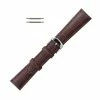 Hadley Roma 22mm Brown Leather Watch Band Alligator Grain 8 5/8 Inch Length