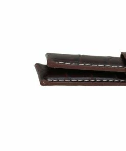 Hadley Roma Alligator Grain 21mm Brown Italian Leather Watch Band 7 1/2 Inch Length -Cheap Watch Bands Store IMG 0785F1.3 27900.1659442693