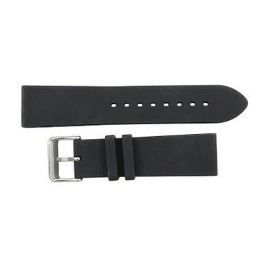 22mm Silicone Watch Band Diver Style Black With Orange 7 5/8 Inch Length 3 22mm Silicone Watch Band Diver Style Black With Orange 7 5/8 Inch Length - Image 3