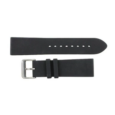 22mm Silicone Watch Band Diver Style Black With Red 7 5/8 Inch Length 3 22mm Silicone Watch Band Diver Style Black With Red 7 5/8 Inch Length - Image 3