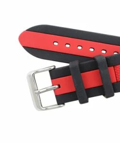 22mm Silicone Watch Band Diver Style Black With Red 7 5/8 Inch Length 9 22mm Silicone Watch Band Diver Style Black With Red 7 5/8 Inch Length -Cheap Watch Bands Store IMG 0928F1 74906.1659442710
