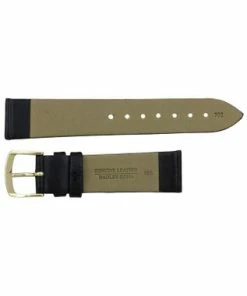 Hadley Roma 20mm Black Leather Watch Band 6 5/8 Inch Length -Cheap Watch Bands Store IMG 11112 98461.1659986009