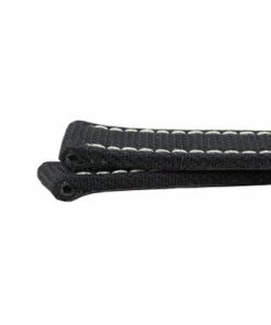 Hadley Roma Anti-Ballistic Material Watch Strap 22mm Black With White Stitching 7 3/4 Inch Length -Cheap Watch Bands Store IMG 11891.2 84175.1659442700
