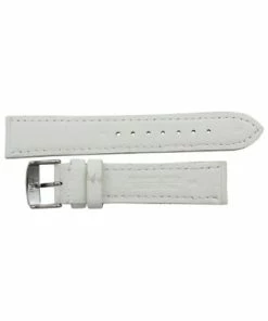 Hadley Roma 24mm White Genuine Lorica® Watch Band Hypo Allergenic 7 13/16 Inch Length -Cheap Watch Bands Store IMG 1235.2 85046.1659986012