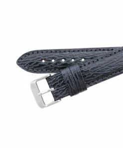 Hadley Roma Black 22mm Genuine Shark Watch Band 7 7/8 Inch Length -Cheap Watch Bands Store IMG 12511.2 27237.1659442704